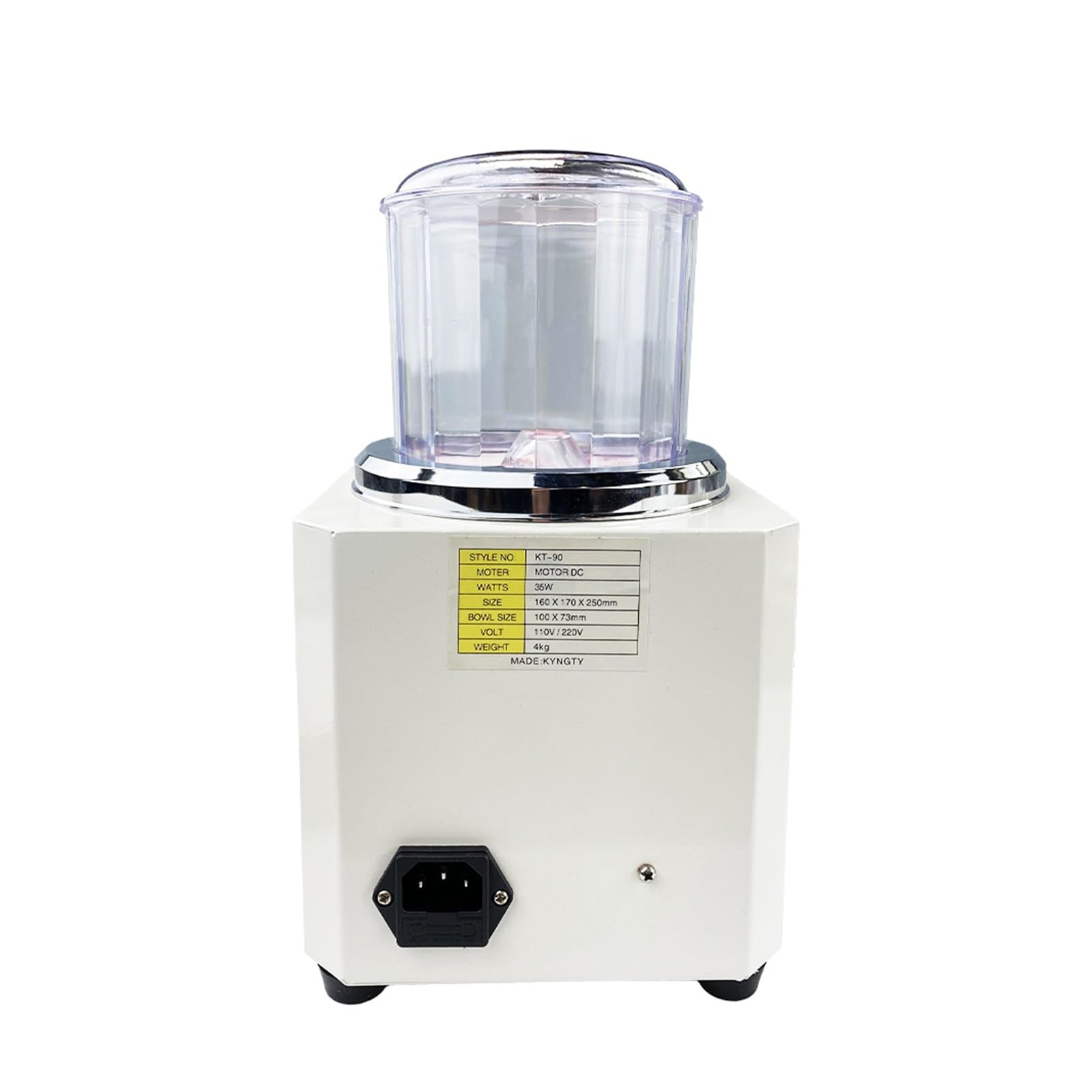 Pulidor de joyas, Máquina de pulido magnético KT-90 vaso AC Mini pulidor joyería Diy herramienta limpieza acabado