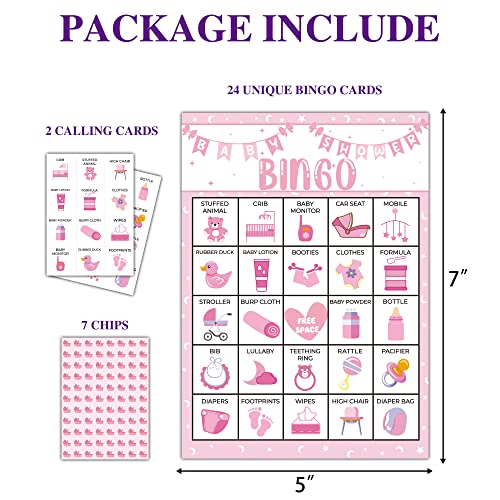 Disfuco Baby Shower Bingo Cards, Baby Shower Bingo Game thumb #1