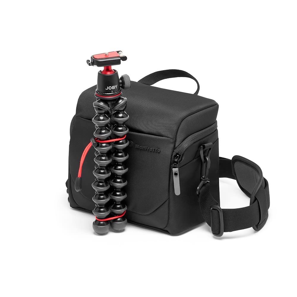 Manfrotto Advanced Shoulder Bag M III, für Reflex- und Spiegellose Kamera mit Objektiv, Kameratasche, Kameratasche mit Stativbefestigung und Regenschutz