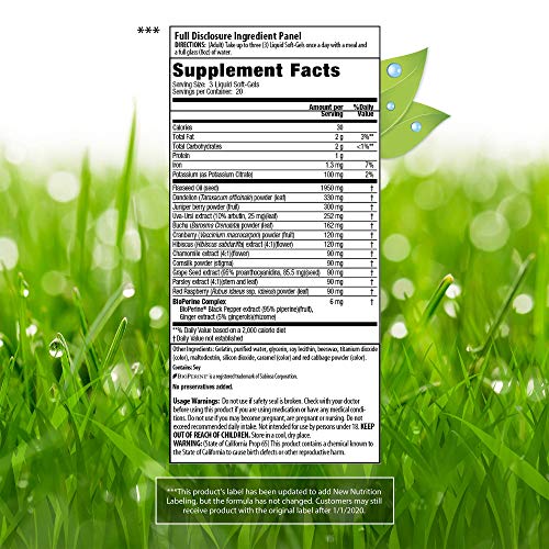 Irwin Naturals Bloat-Away - Water Balance Support - Replenish Electrolytes & Essential Minerals - 60 Liquid Soft-Gels - Image 3