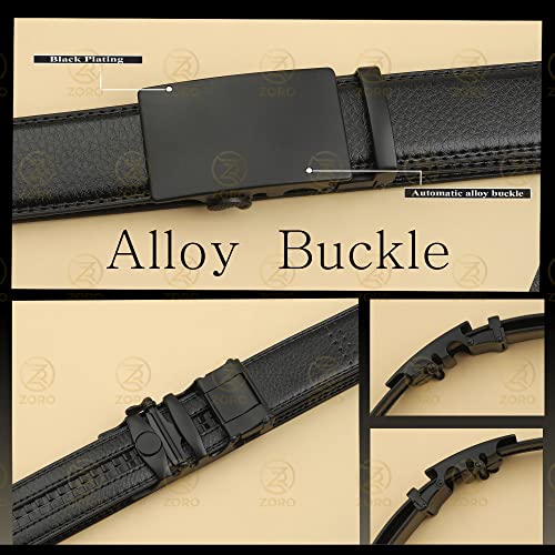 Urban alfami Store Urban alfami Vegan Leather Belt for Men Black - Image 4