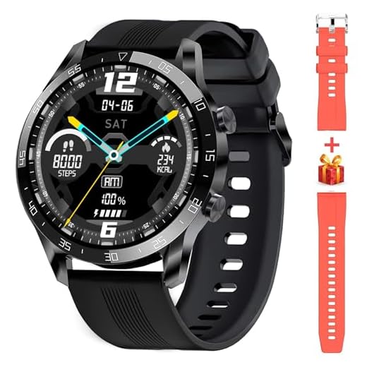 Blackview X1 Reloj Inteligente Deportivo para Hombre - Esfera DIY, Pulsometro, Pulsera Actividad Inteligente, para Android e iOS (Versión Mejorada)