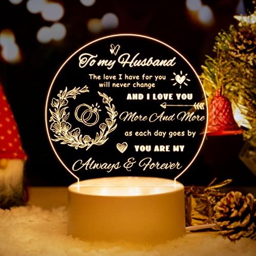 Gifts for Dad, Dad Gifts from Daughter, Valentines Day Gifts for Dad, Birthday Gifts for Dad Acrylic Night Light, Father Daughter Gifts Idea, Father Gifts from Daughter, Gifts for Father in Law