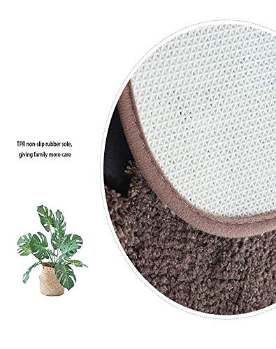 Tapis de sol de salle de bain absorbant et lavable en machine