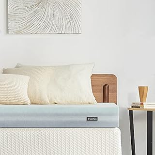 Inofia Sleep Single Mattress Topper, Gel Memory Foam Mattress Topper, Indulgent Comfort with Extra Pressure Relief,SAYMOR Collection,Soften Any Sleep Surface,100 Night Home Free Trial(3FT(90x190x8cm))