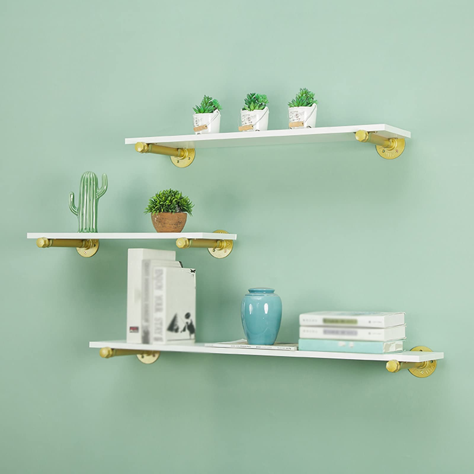 HJXGQJM Wandhalterungen Regalträger 4 Stücke, Versteckte Trennwandhalterung,Regalwinkel Metall 20cm, Rostbeständigkeit, Bodenträger Regalträger Regalträger Wandregalhalterung(25cm)