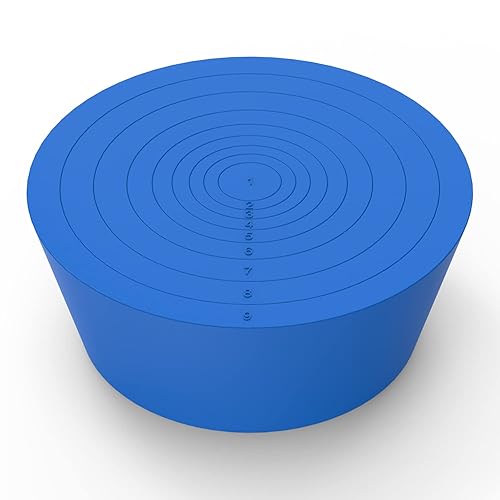 Miniatura 9 de db11 FunChem - Conos adaptadores de filtro, paquete de 9 unidades de tapones de goma de cuello cónico blanco resistentes al desgaste, juego de conos