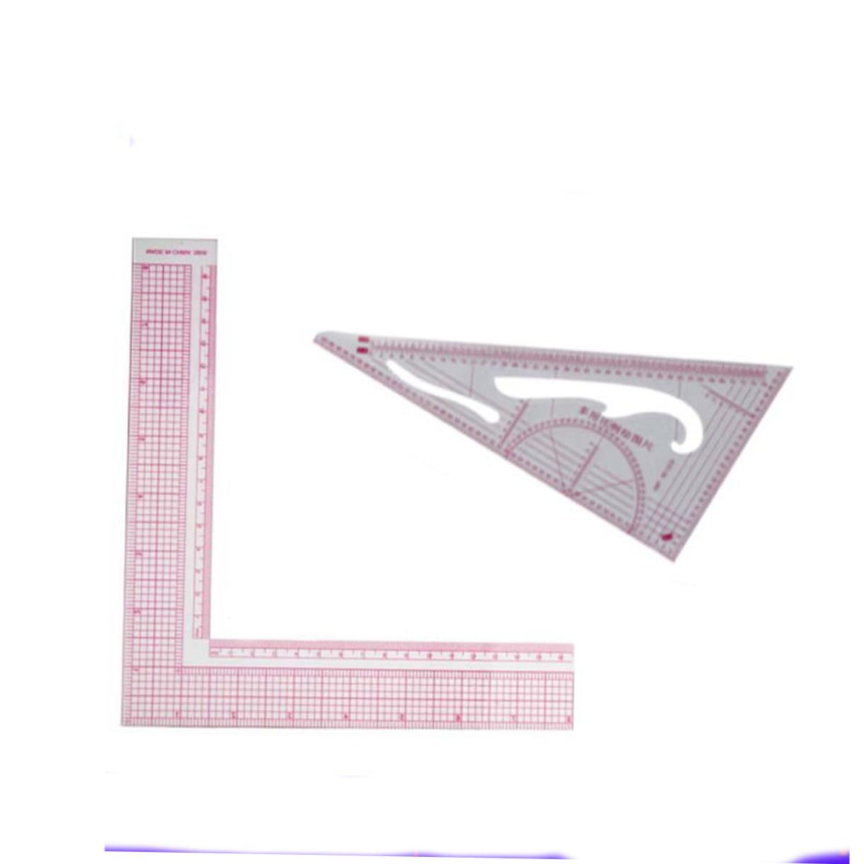 Gatuida 7 Piezas Kit Reglas De Corte y Escala Para Manualidades Reglas De Costura Para Sastre Para Patchwork Acolchado y Proyectos De Bricolaje Casa