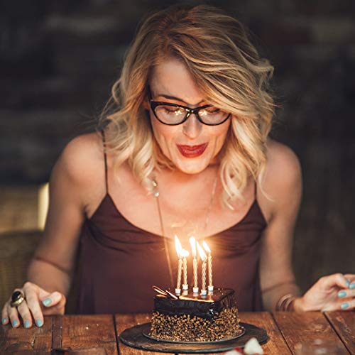 Memgift Birthday Gifts for Women 13th 16th 18th 21st 30 40 50 60 65 70 80 90 Fabulous Live Laugh Love Cake Charms Expandable Bracelet Gift Jewelry for Her3