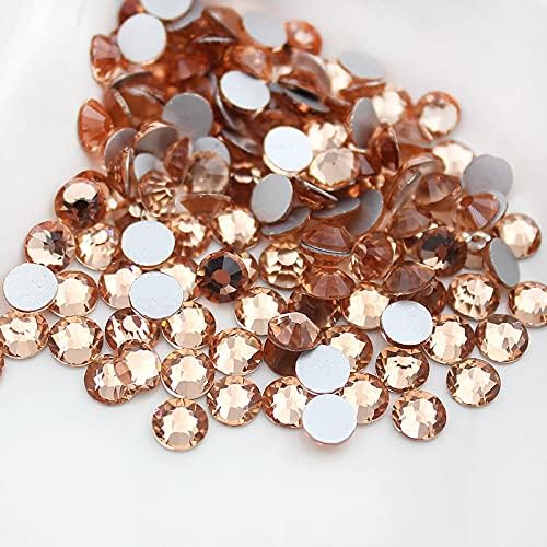 Ss4-Ss34 Champagne Rhinestone for Nail Art 1440/288Pcs Flatback Non Hotfix Glue On Rhinestones DIY Nail Decorations Loose Стразы
