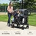 Baby Stroller, Wagon for Kids, Outside Toys for Toddlers 1-3, Outdoor Play Rolling Cart, Beach Cart with Wheels, Radio Flyer Voya Stroller Wagon, Gray, for Ages 6+ Months