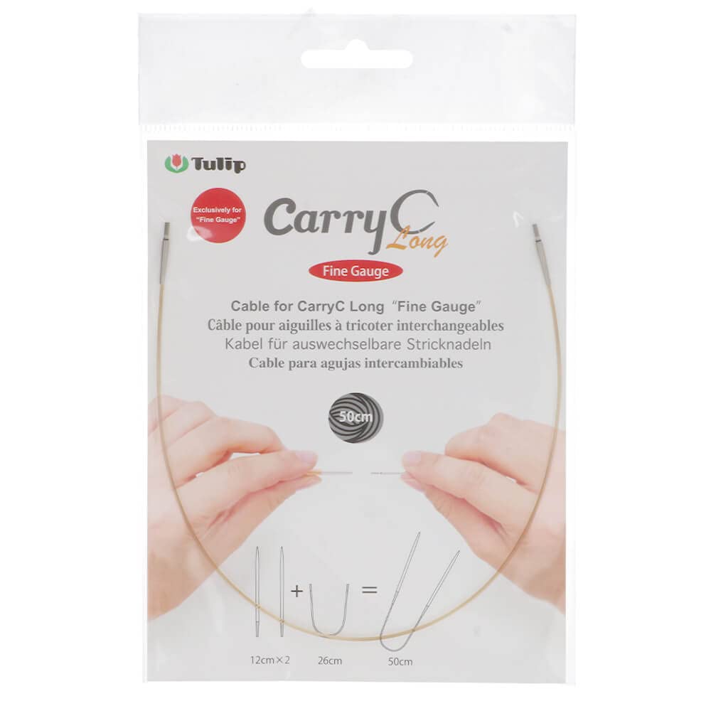 Cavo Tulip CarryC Da 60 Cm Per Ferri Circolari - Accessorio Per Cucito E Maglia - Leggero E Resistente - 3