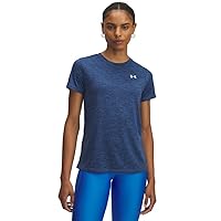 Under Armour Donna Tech Short Sleeve Crew Neck Twist, Comoda Maglietta Manica Corta