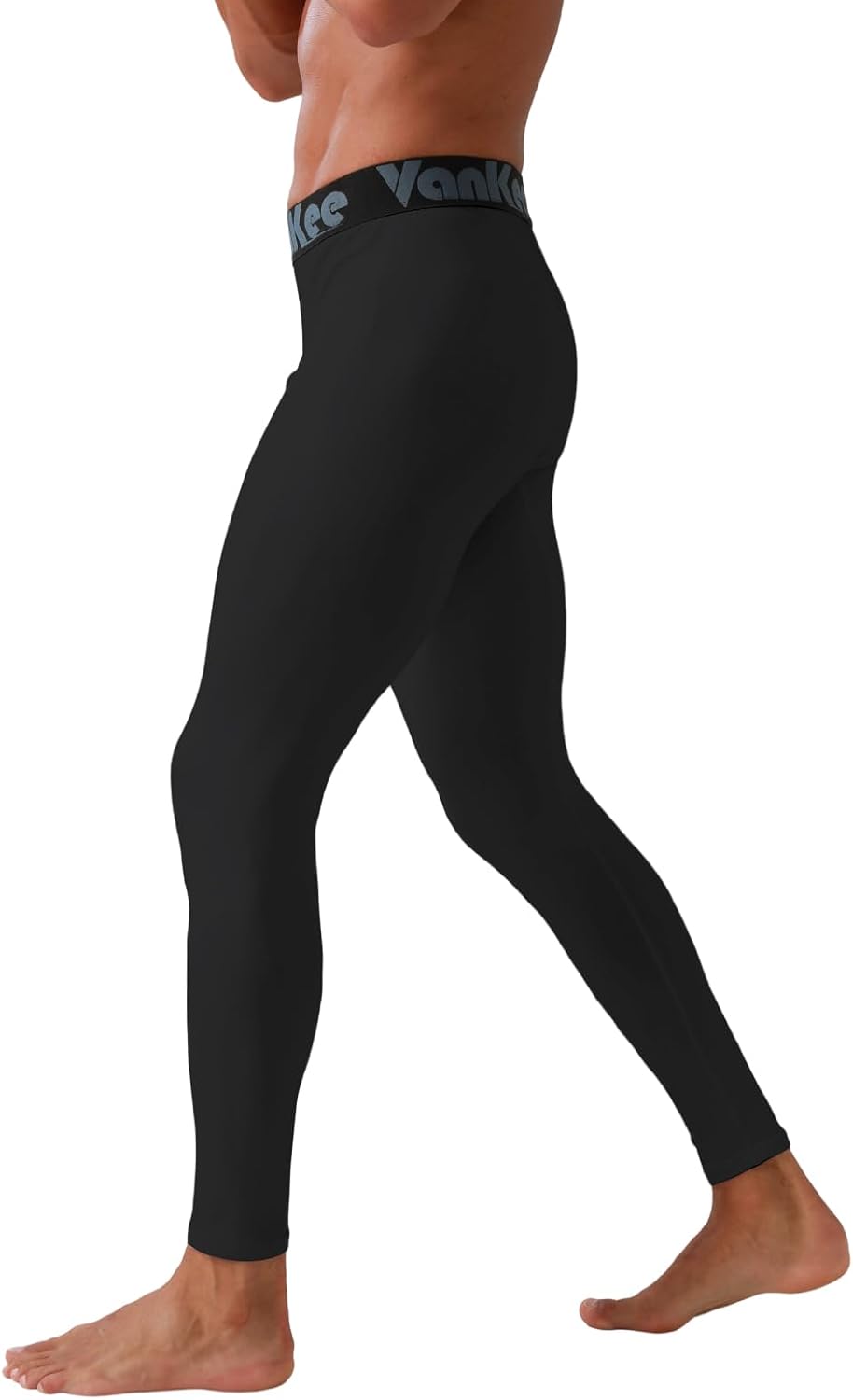 Men’s Thermal Compression Pants Fleece Lined Sport Tights Base Layer Bottoms Athletic Leggings for Cold Weather - Image 7