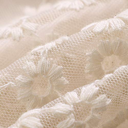 White Flower Lace Blouses For Girls Kid's & Toddler || Children Female Tops Shirt 6-7 Years #TOP3