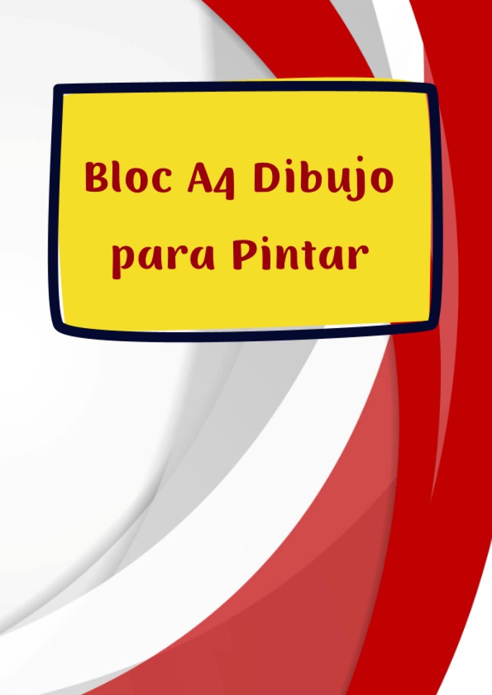 Bloc A4 Dibujo para Pintar: Libreta para Niños y Adultos para Dibujar y Pintar Block con 100 Hojas Blancas con Margen dina 4 para manualidades