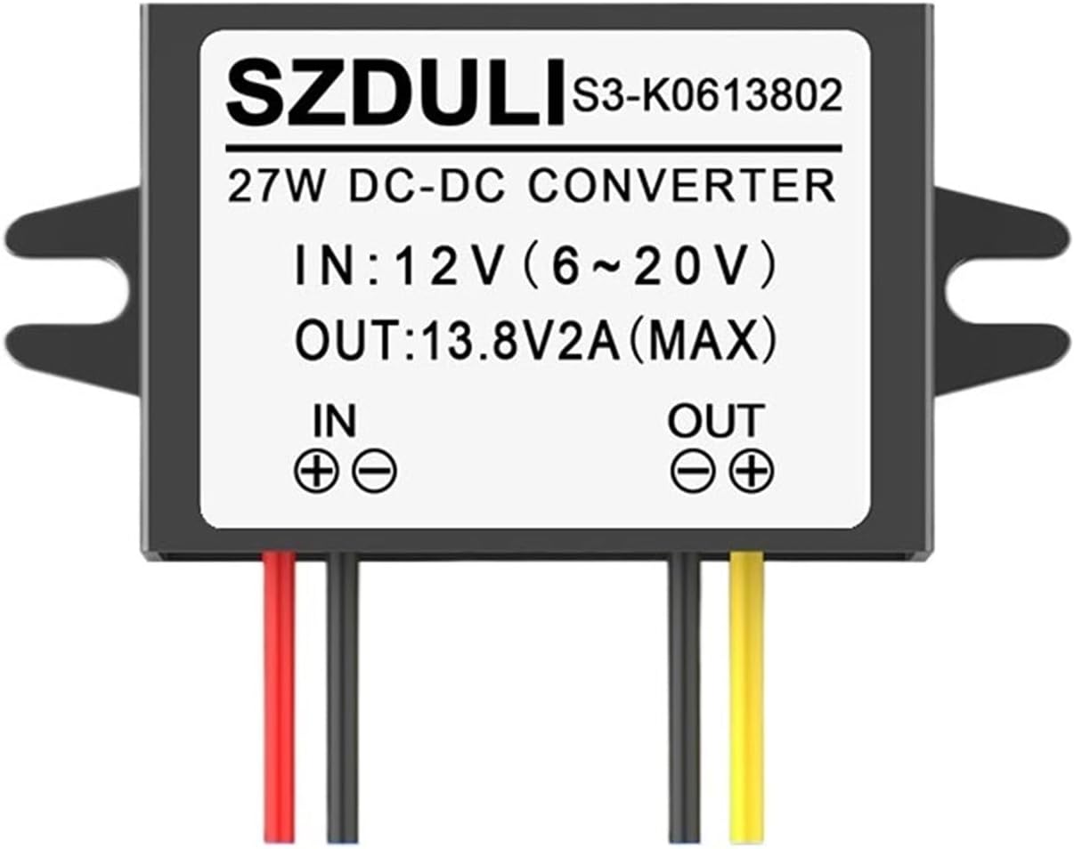 6-20V to 13.8V Automotive DC Power Regulator 12V to 14V Buck-Boost Power Supply DC-DC Converter(6-20V to 13.8V 2A)