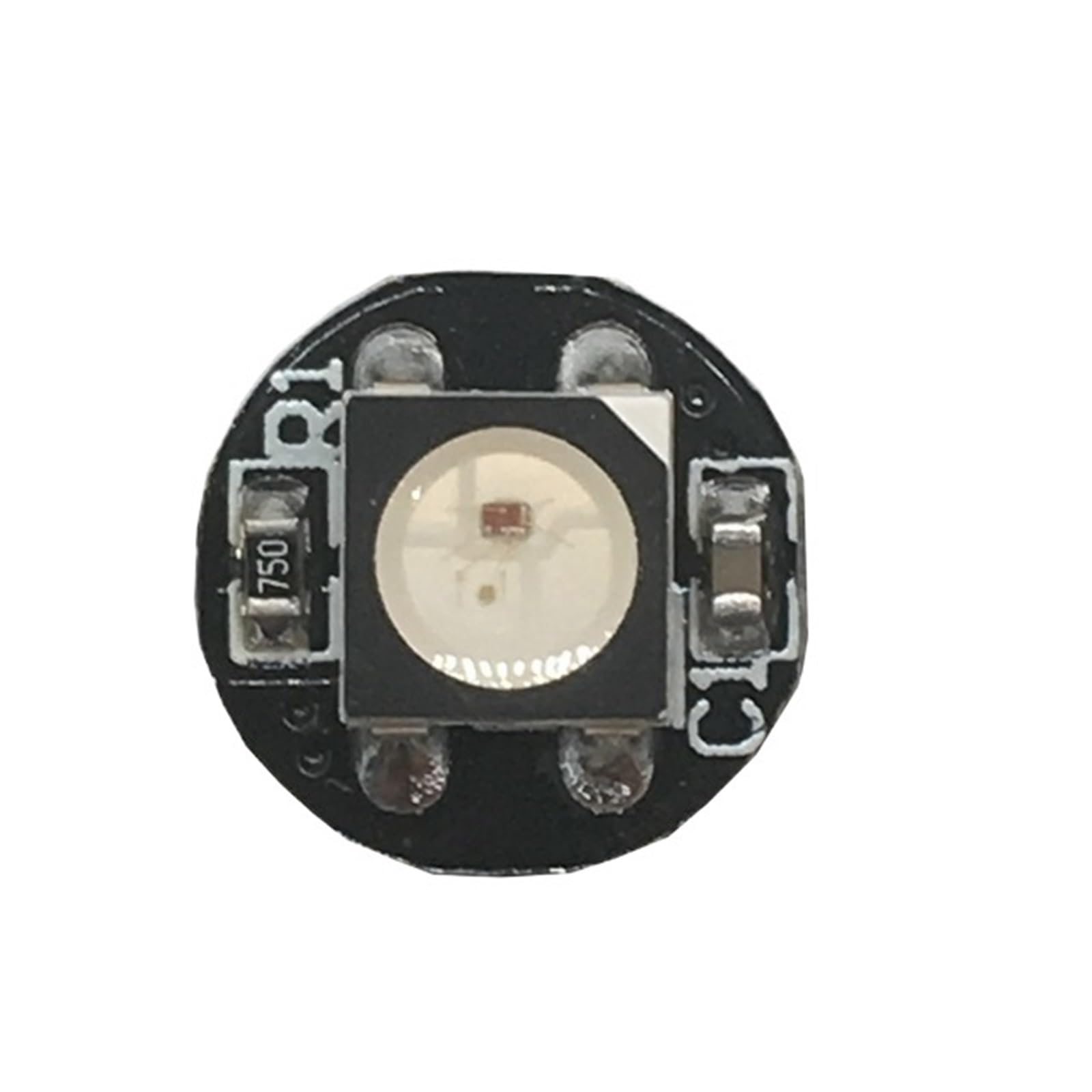 UMOBXKIFN 10~100Pcs WS2812B LED Individually Addressable WS2811 IC SK6812 RGBWW/RGBCW/RFBNW Led Heatsink 5050SMD RGB/RGBW Built-in DC5V(Emitting Color8,100PCS)