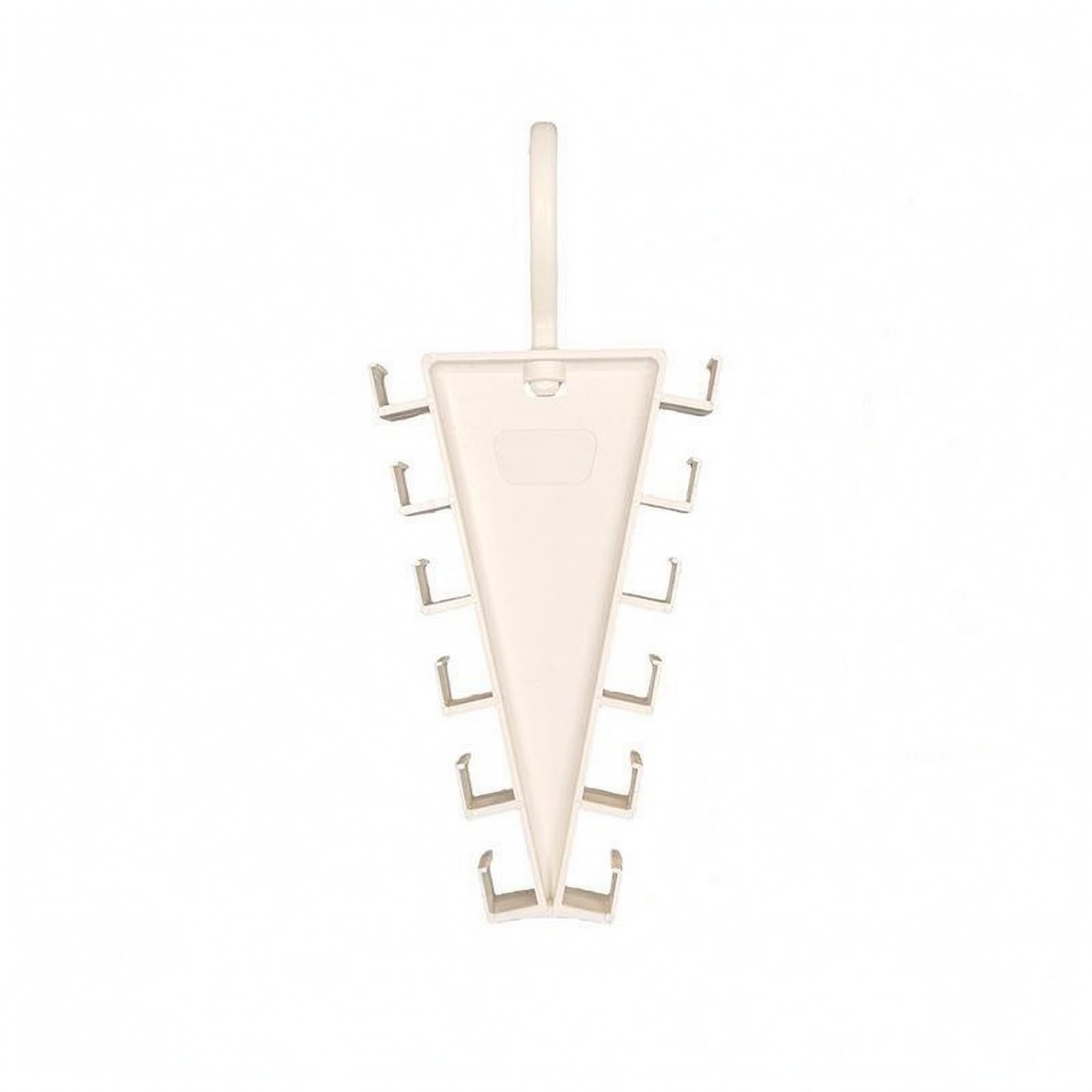 Flat Panel V-Shaped Hanging Rack Polished Finish 12-Hook Closet Hanger Space-Saving Triangular Hook Rack Easy Installation, V-Shape Hook-image-21