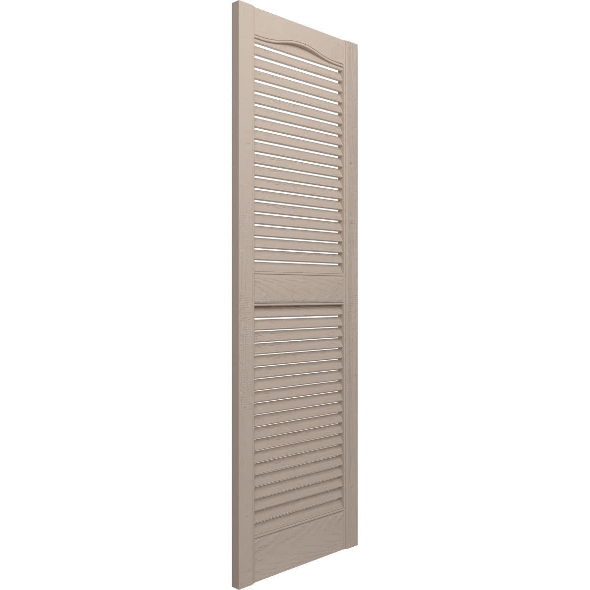 Ekena Millwork LL1S12X03900WI Lifetime Vinyl Standard Shutter (Per Pair), 12"W x 39"H, Wicker