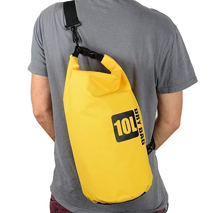 Image of PVC Outdoor Ocean Pack Waterproof Dry Bag Camping Storage Bag Organizer for Traveling (Multicolor) (20 Liter)