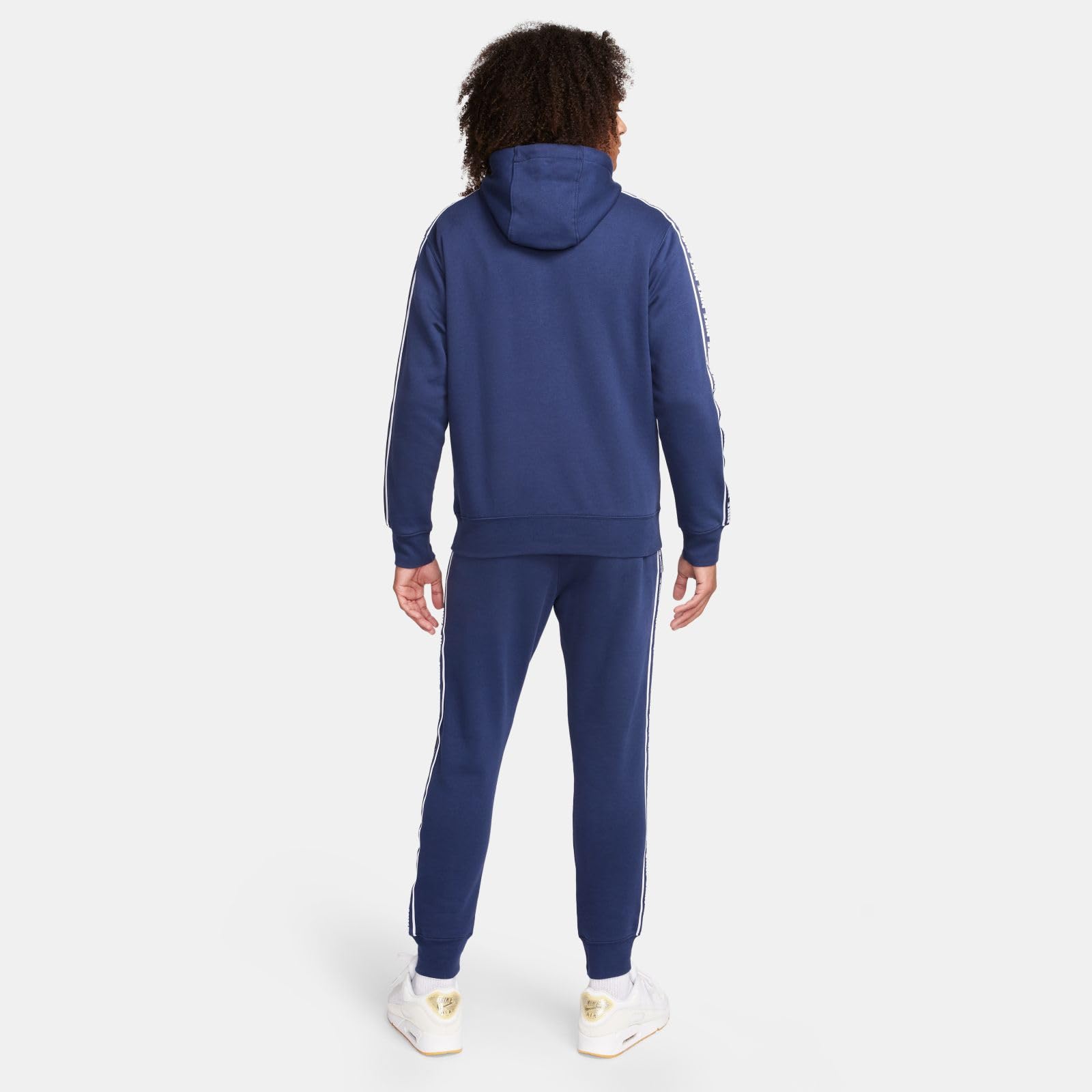 Nike DM6838-010 Tuta Uomo con Cappuccio Sport Essentials Nero