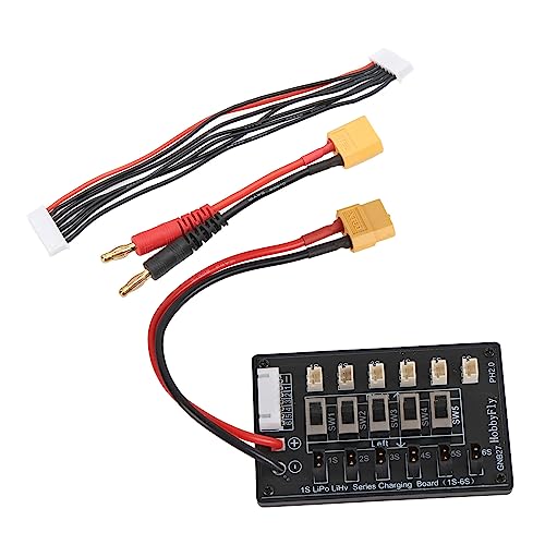 1S Battery Parallel Charging Board Lithium Battery Pack Series Charger Plate with Plug for GNB27 Battery