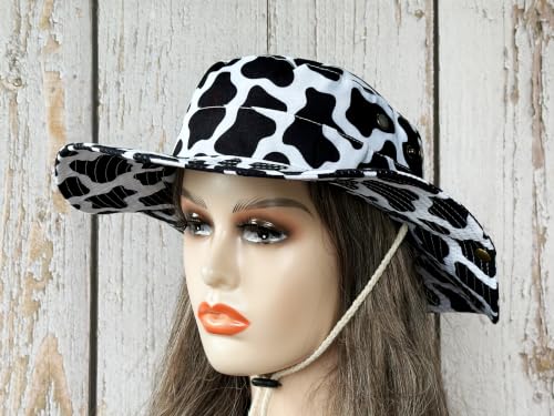 Image of Wide Brim Bucket Hat for Women Girl Men Boy