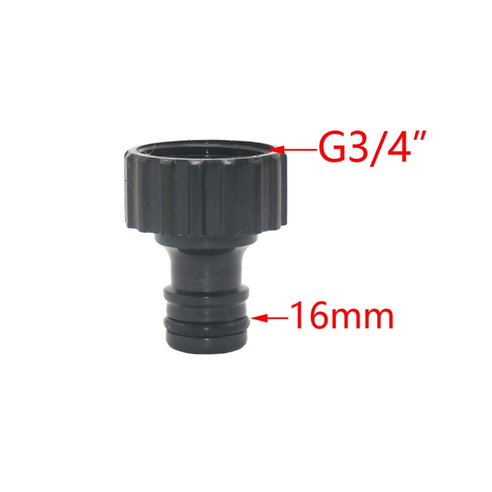 Adaptador de manguera de plomería de jardín Jardín Acoplamiento rápido 1/2 3/4 1 pulgada de hembra a 5/8 pulgadas Faucet Adaptador de acoplamiento rápido Lavado de autos Accesorios de pistola de agua