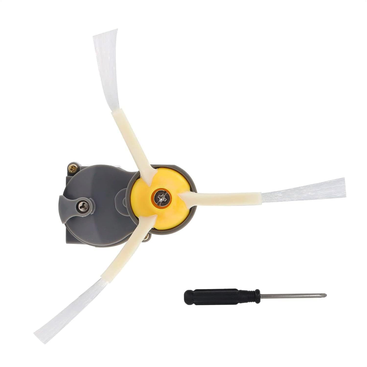 Odashen Side Brush Motor Module for iRobot Roomba 500 600 700 800 900 i3 i7 e5 e6 e7 560 650 860 870 880 890 960 980 Robot Vacuum Cleaner (Replacement Motor Module + Side Brush +Screwdriver)