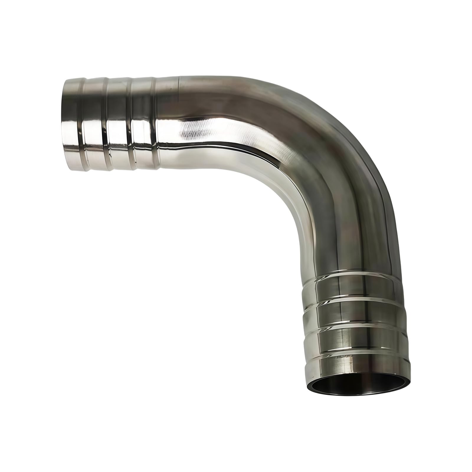 Quick Connect Stainless Steel Pipe Adapter 90 Degree Secure Leakproof Plumbing Connection Elbow Fitting Universal Stainless Steel Water Pipe