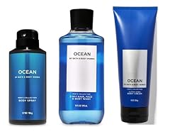 Bath and Body Works - Ocean - For Men - 3 pc Bundle - 2020 Edition