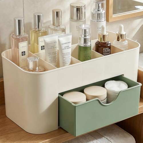 Organizador de maquillaje de gran capacidad para baño, dormitorio...