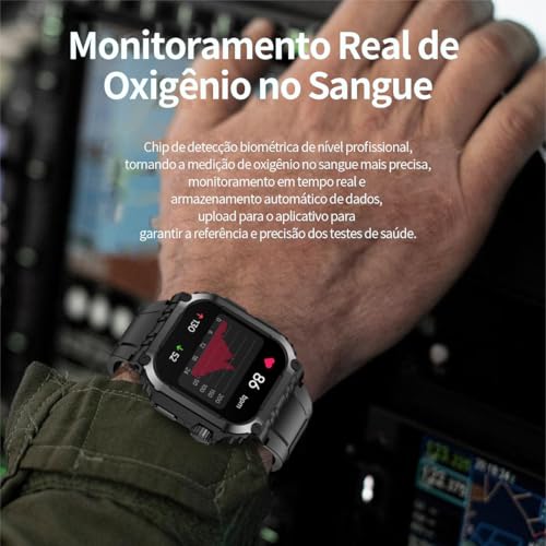 Militares Smartwatch BLACKULTRA 1.85