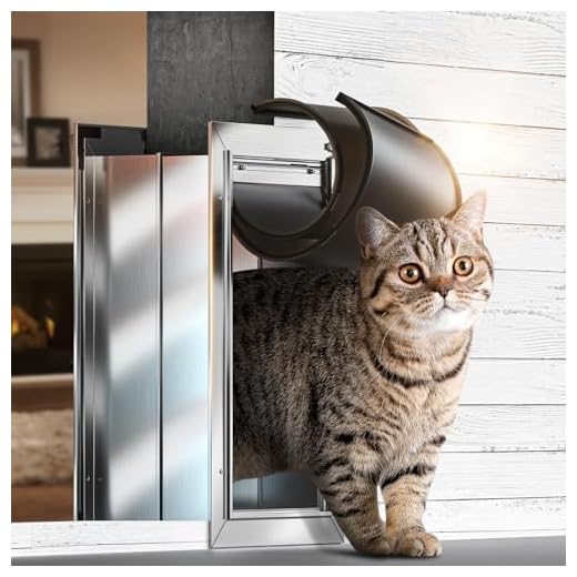 VOSOIR Durable Cat Door for Small Pets