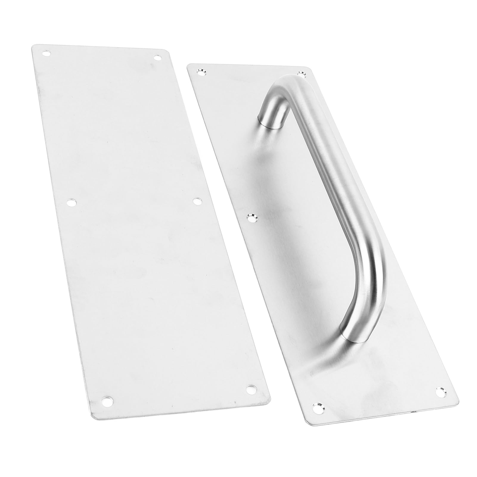 Annadue Poignée de Porte en Acier Inoxydable, Plaque Push-pull avec Vis, Poignée de Porte Commerciale pour Coulissante de d'entrepôt de Bureau à Domicile