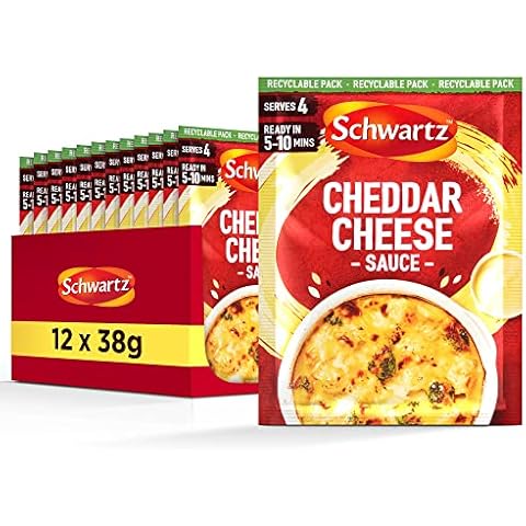 Schwartz Cheddar Cheese Sauce Mix, 12 Pack Cover