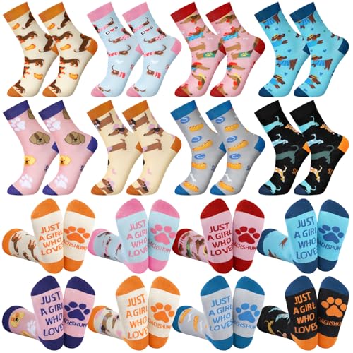 Chaussettes de Noël femme lot de 8 paires motif vache highland et panda