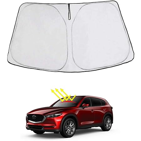 Amazon Lexleys マツダ Cx 5 Kf系 17年2月 改良専用 フロント サンシェード Cx5 遮光 カーテン シェード 日よけ 車 ワンタッチ 窓 ガラス カバー セット 車中泊 グッズ ドレスアップパーツ カーシェード カスタム パーツ アクセサリー 内装 パーツ 一年保証