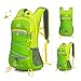 Produktbild GWJ Bike Rucksack, 18L Wasserdicht Breathable Bike Rucksack Mit Kletterseil Outdoor-Reisen Reiten Wandern Bergsteigen,Green
