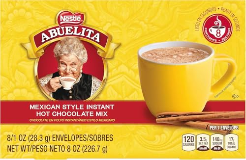 Abuelita Instant Mexican Hot Chocolate, 8 Ounce (Pack of 12)