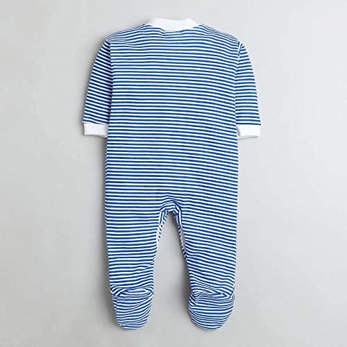 Image of Pooja Baby Rompers Sleepsuit Kid's Cotton All Over Print Night Suits Pack of 3