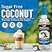 Syruvia Sugar Free Coffee Syrup, Coconut Flavored Syrup for Drinks, Lattes, and Desserts – 25.4 fl oz