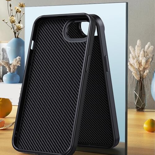 Funda teléfono 16e evita roturas por caídas con parachoques de piel y carbono 5