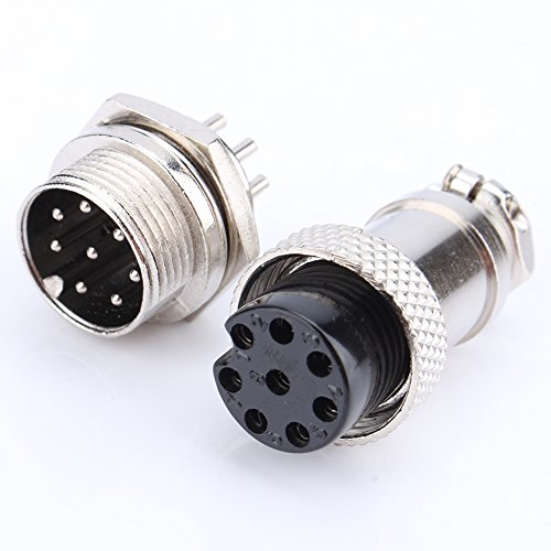 Conector metálico GX16 aviación grado IP67 5A miniatura 4