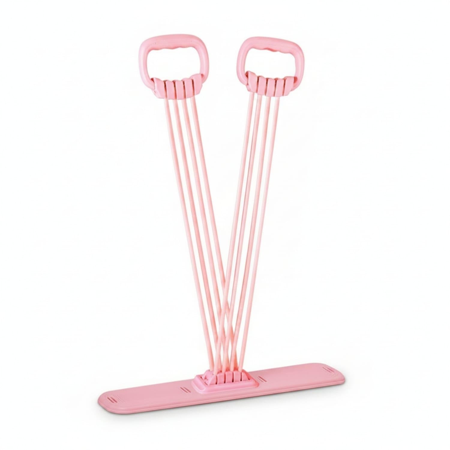 Rubber Tubes Tube Resistance Exerciser Elastic Resistance Band with Handles Upper-Shape Exercise Band with Handles Smooth Finish, 8-Tube Pedal Puller-image-42