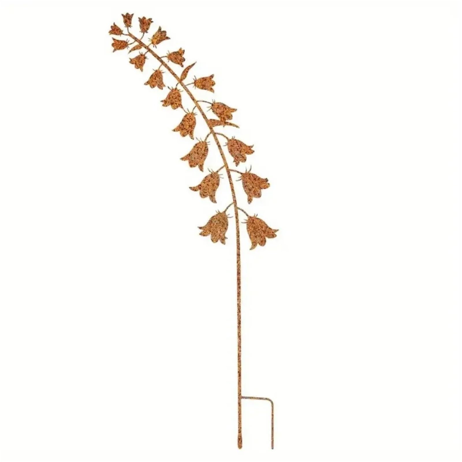 WJLYDM Crafts Metal Decorative Rusty Stake Antique Design Plant Shaped Garden Pile Art Ground Home