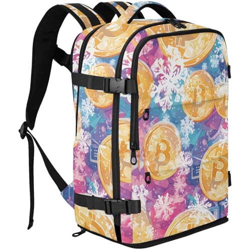 GuoChe Daypack Tela de sarga para portátil de 16 pulgadas con múltiples compartimentos para gimnasio, Color 5, talla única
