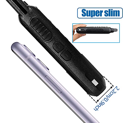 Retevis Rt22 Walkie Talkies, Mini 2 Way Radio Rechargeable, Vox Handsfree, Portable, Two-Way Radios Long Range With Earpiece, For Family Kids Road Trip Camping Hiking (2 Pack, Black) #TOP2