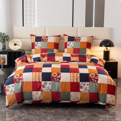 Cotton Market Bettwäsche - Bettwäsche-Sets 3 Teilig - Bettbezug 155x200...